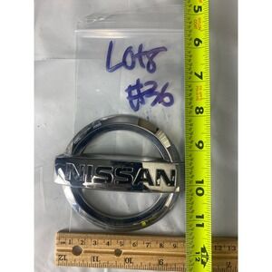 Nissan Chrome Oval Emblem